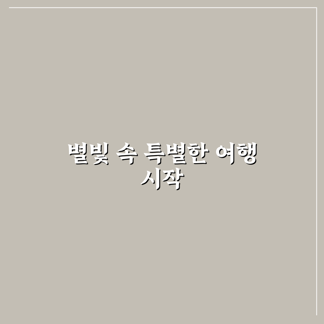 광해 지도를 활용한 별 관측 여행지 선정 리얼후기