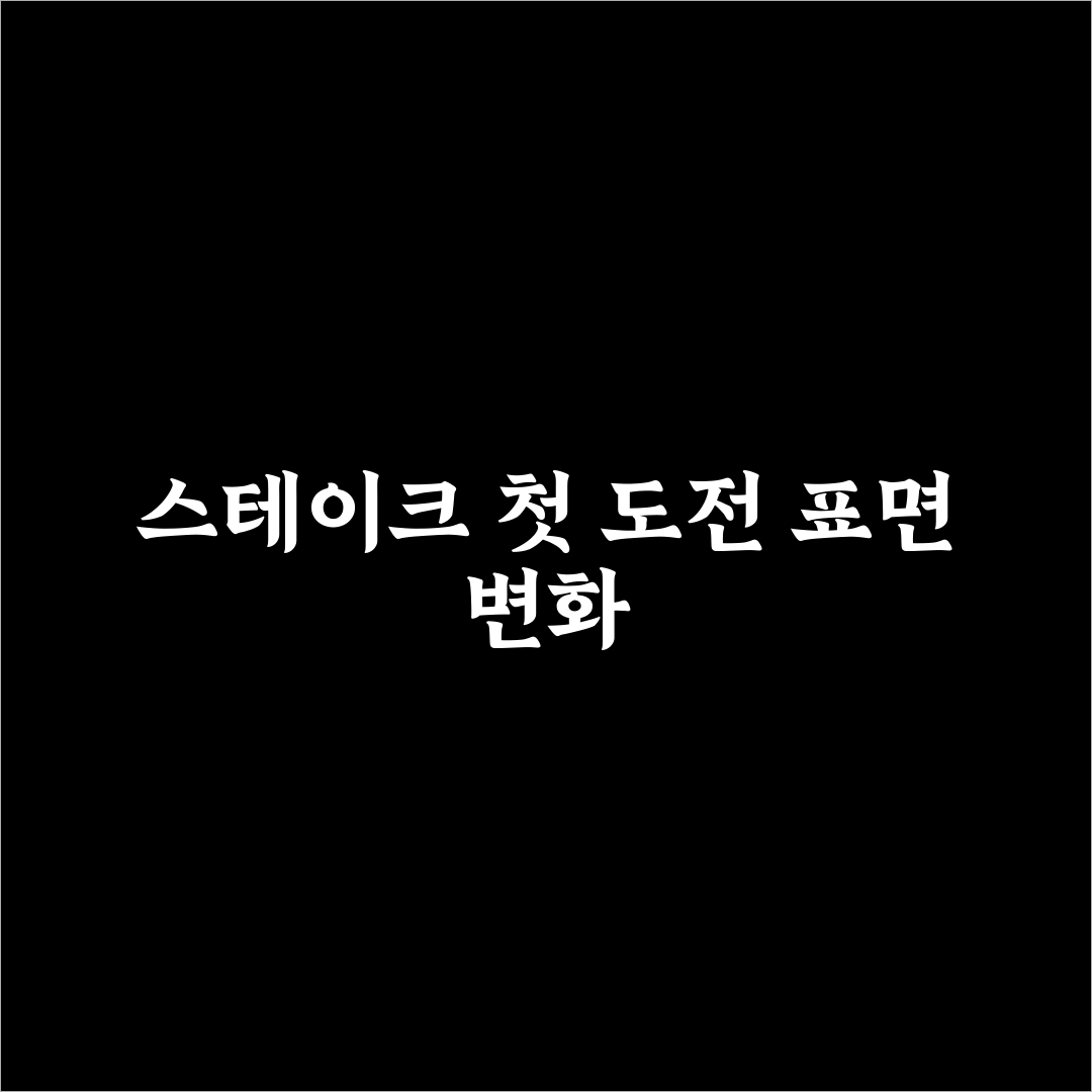 스테이크 마이야르 반응 내기 직접 써본 솔직후기