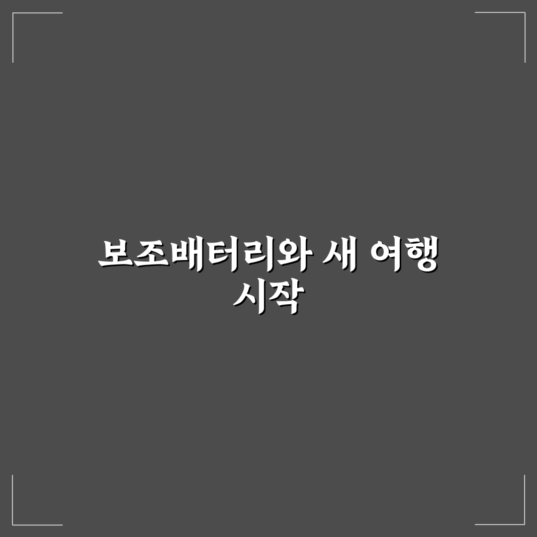 기내 반입 보조배터리 규정 용량 제한 직접 알아보니 불편한 점
