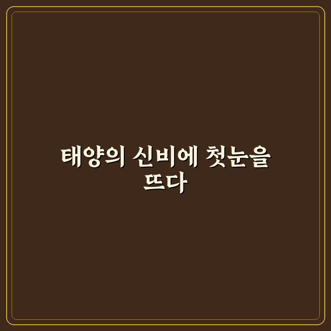 태양 필터 없이 망원경 관측 시 위험성 직접 써본 후기