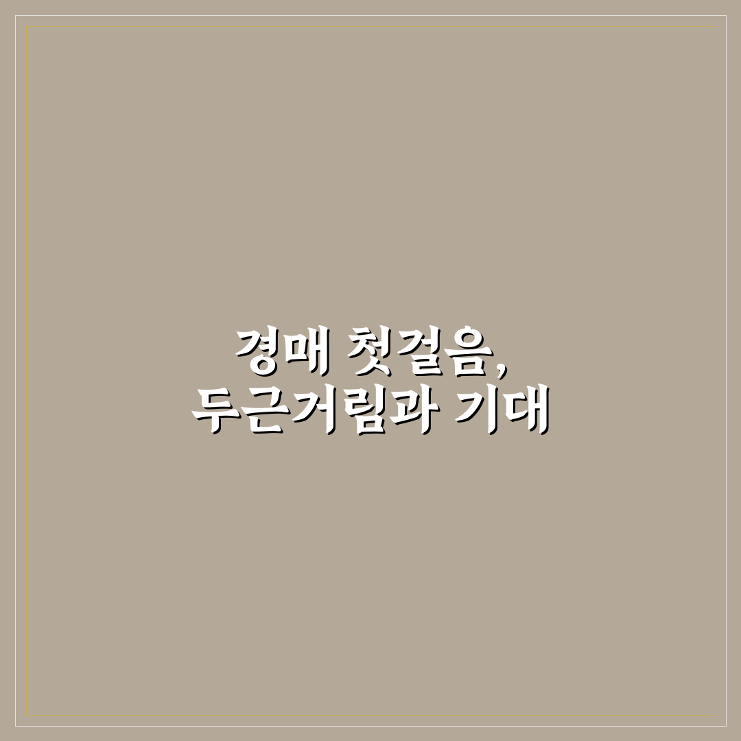소액 경매 낙찰 전략 직접 써본 후기와 팁 공유