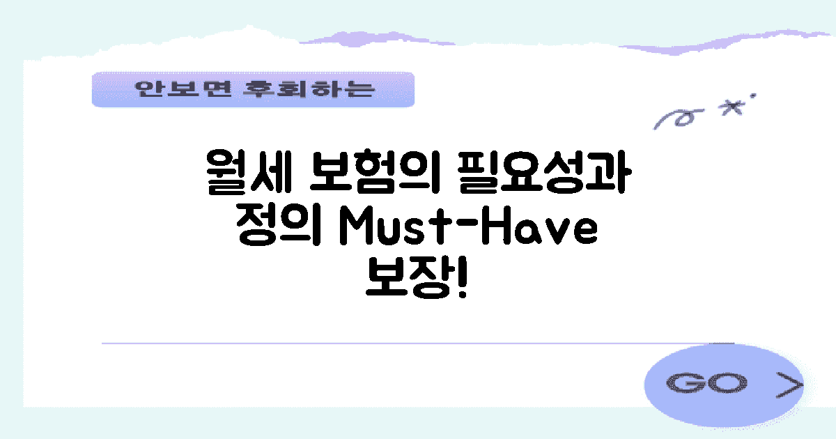 월세 보험의 정의와 필요성