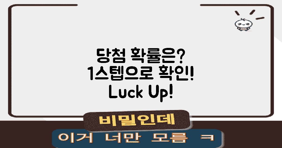 당첨 확률은 얼마나 될까?