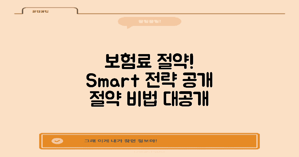 보험료 절약 전략 소개