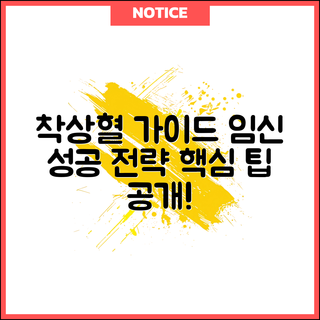 착상혈 완벽 가이드: 임신 성공 전략