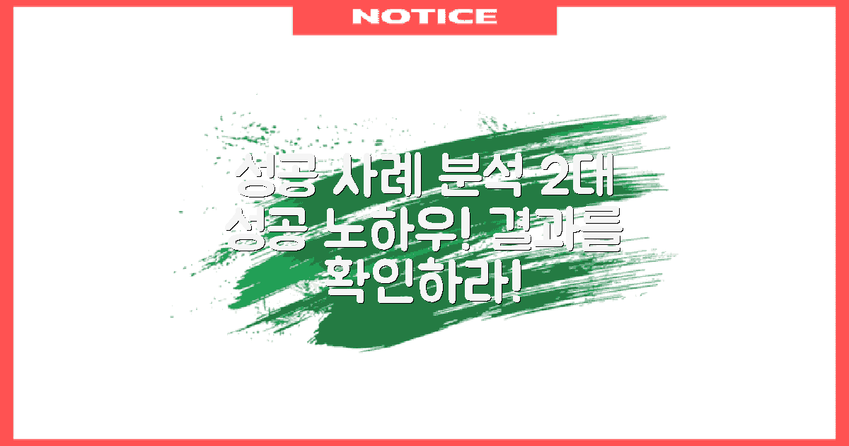 2가지 성공 사례 분석