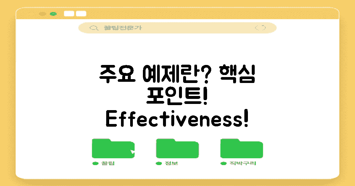 주요 예제는 어떤 것이 있을까?