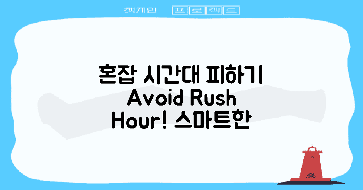 혼잡 시간대 피하기