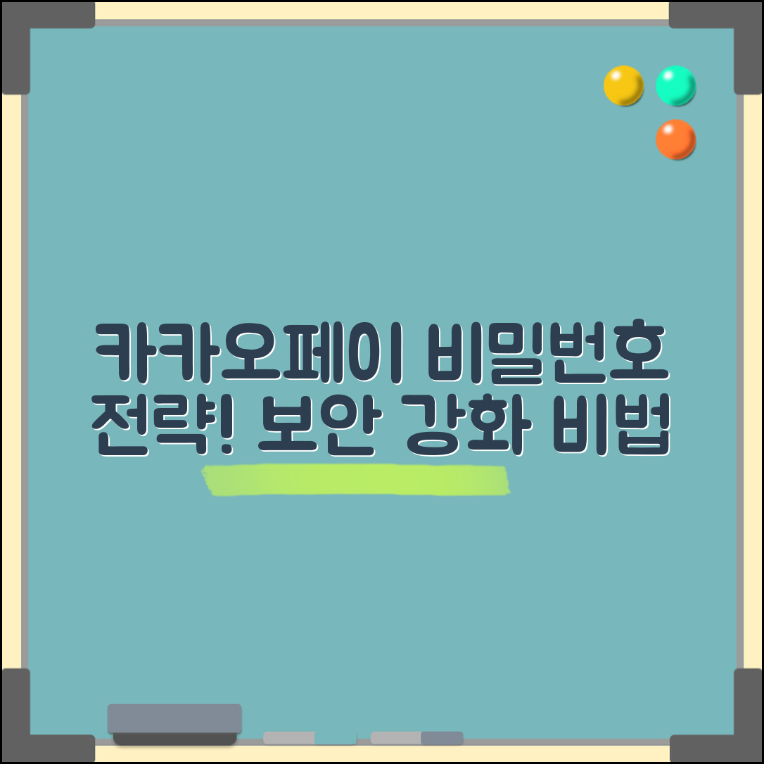 1. 카카오페이 비밀번호 전문가 전략: 보안 강화 비법