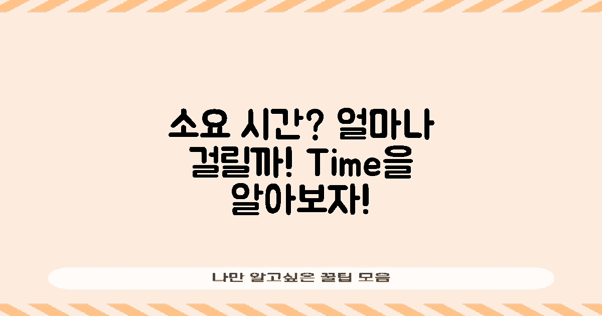 소요 시간은 얼마나 될까?