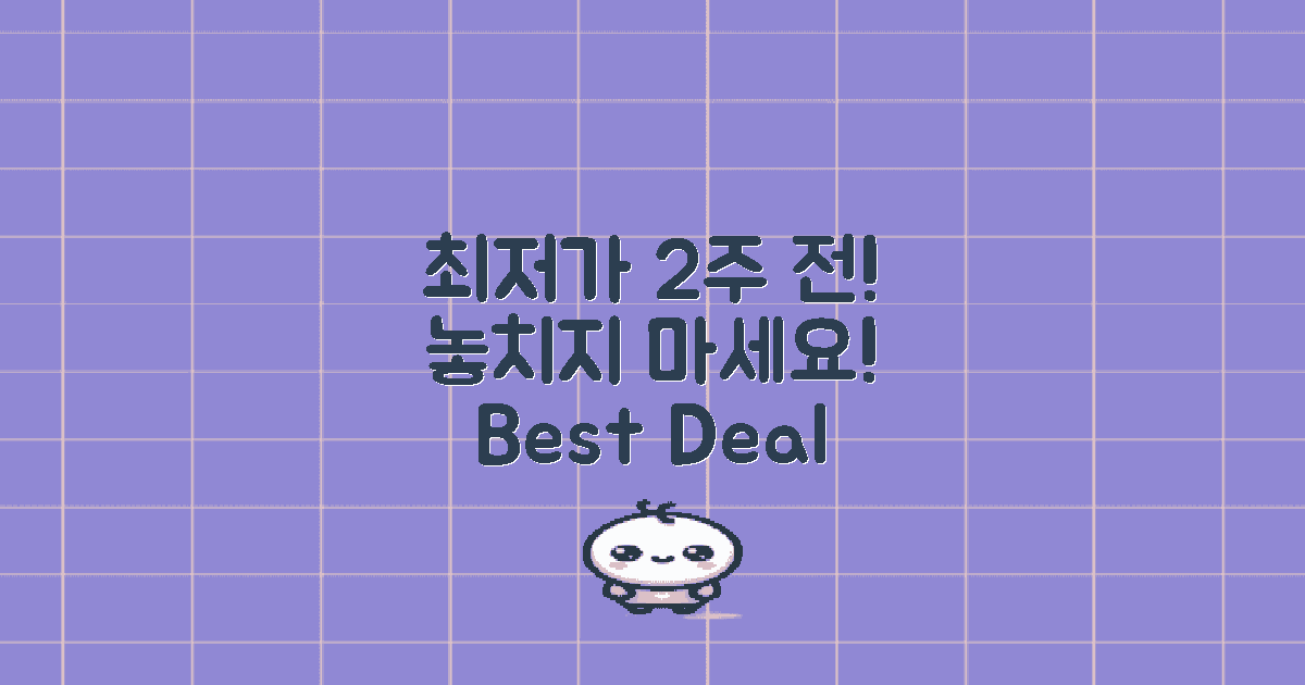 2주 전 최저가 장식