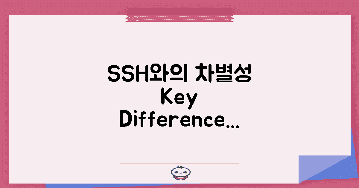 SSH와의 차별성