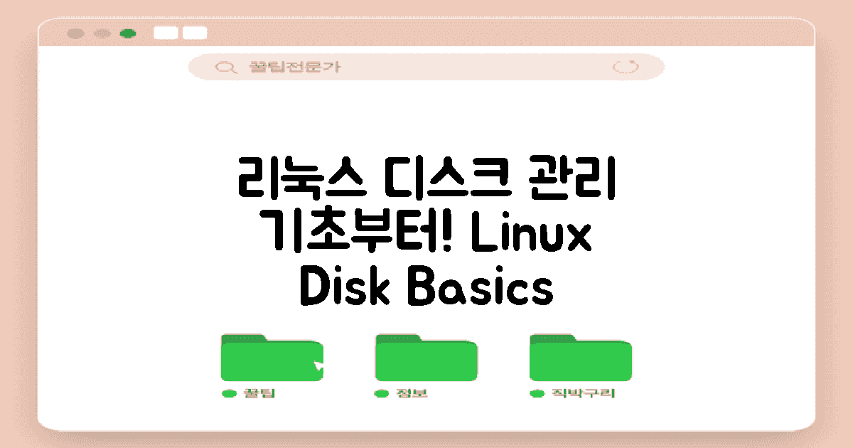 리눅스 디스크 관리 기초