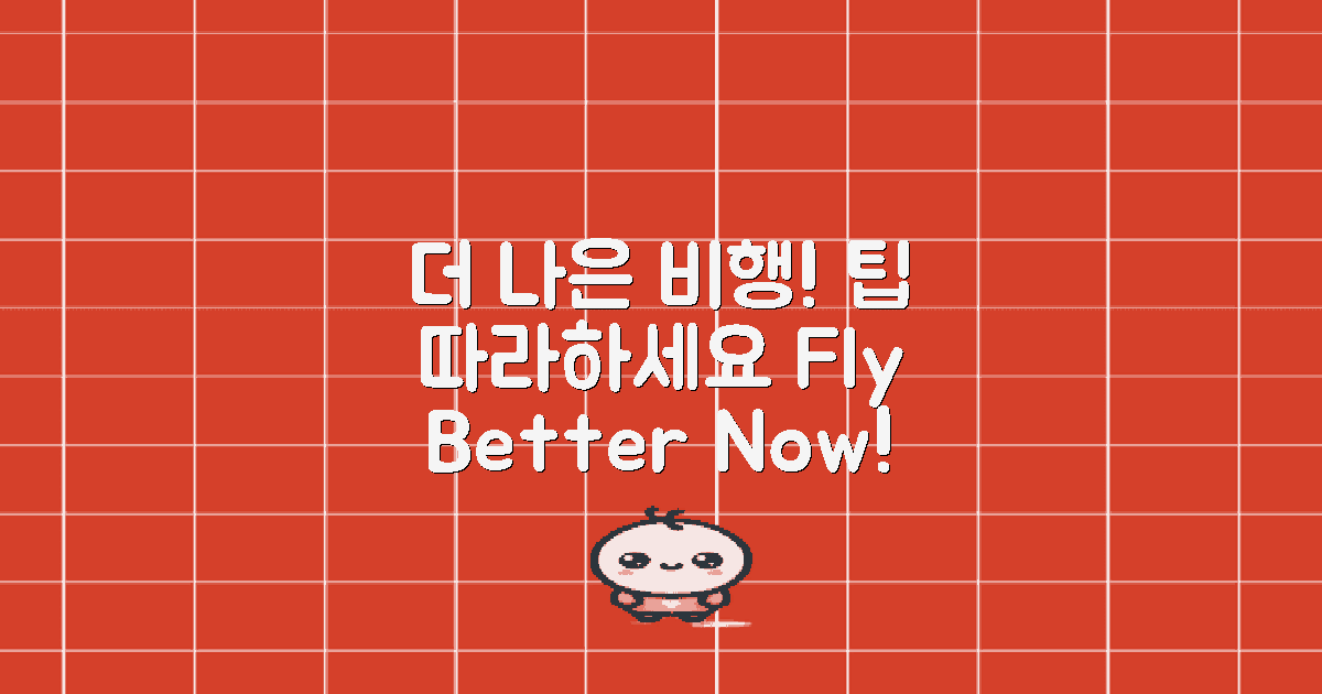 더 나은 비행을 위한 팁을 따르세요