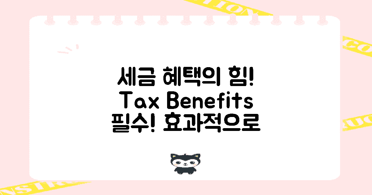 세금 혜택의 중요성