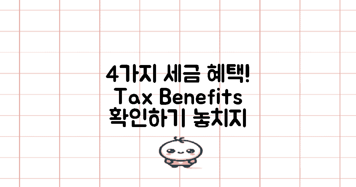4가지 세금 혜택