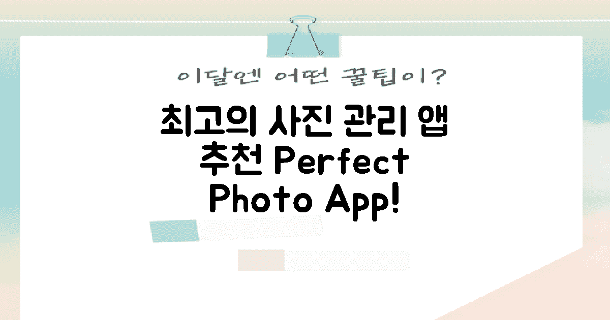 사진 관리 앱 추천